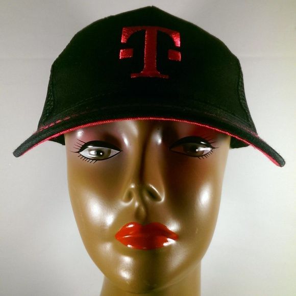 T-MOBILE TELECOMMUNICATIONS LOGO STAFF CAP HAT EUC - Picture 1 of 12